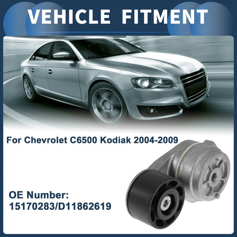 Chevrolet C6500 Kodiak Belt Tensioner Metal 1 Pc (2004-2009)