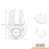 Harley Softail Standard FXST Headlight Fairing & Windshield