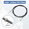 2 x Marine Throttle Shift Control Box Cable Black