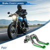 Kawasaki ER-5 Titanium Green Levers Adjustable Short Long Brake Clutch