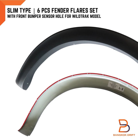 Ford Ranger P703 Wildtrak 3" Front Sensor Fender Flares (2022-2023)