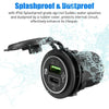Car ATV RV Charger Outlet / 12V 24V / Dual Port LED Type C USB QC3.0 PD