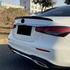 Mercedes Benz E-Class Sedan 2020-2023 Glossy Black Rear Spoiler