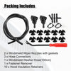 Dodge RAM with 1M Hose 1 Set Front Windshield Washer Nozzle Kit