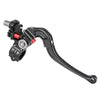 Dirt Bike ATV Left Black 7/8" 22mm Foldable Pivot Clutch Perch Lever