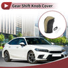 Honda Inspire (2023) - Beige Faux Leather Car Gear Shift Knob Cover