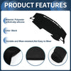 Honda Civic R FK7 2017-2024 Black 1 Set Dashboard Dash Cover Mat