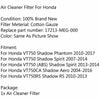 Honda VT 750 Shadow Aero Spirit Phantom Air Filter (2004-2009)