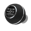 Car Silver 5-Speed Manual Gear Shift Knob