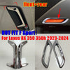 Lexus RX 350 350h 4Pcs Chrome Front Rear Bumper Fog Light Cover Trim