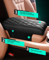 Auto Center Console Box Leather Cushion Mat Universal Armrest Pad Cover