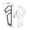 Harley Softail Heritage Classic Chrome Rider Driver Footboard (2018-2025)