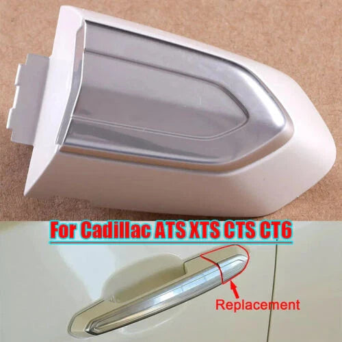 Cadillac ATS XTS CTS CT6 Bezel Cover White Front Left Door Lock Cylinder