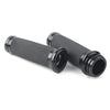 Harley Davidson Touring Sportster Dyna 1" Black CNC Hand Grips (2000-2023)
