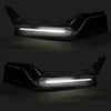 Honda Civic Si & Hatchback Gloss Black LED Front Bumper Lip (2017-2021)