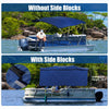 Make Set 600D 4Bow Bimini Top 8'Lx97–103"W Canvas Detachable Side Blocks