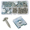 Fastening - Clamping Nuts for Various Uses 200 x U-Clips Sheet Metal Nuts