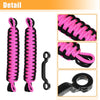 Jeep Wrangler JK JL (2018-2023) Black Pink Car Door Limiting Straps Set