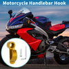 Motorcycle Handlebar Hook CNC Aluminum Gold Tone