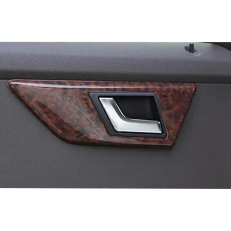 Mercedes GLK 4x Agate Woodgrain Door Handle Cover Trim (2013–2015)