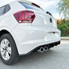 VW Polo MK6 Rear Bumper Diffuser Lip (2019-2024)
