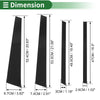BMW X5 (2007-2013) Black 8 Pcs Door Pillar Window Trim