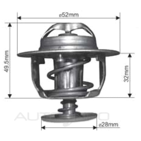 Toyota Hilux LN56 LN65 LN85 4cyl 2.4L Thermostat Dayco (1983–1994)