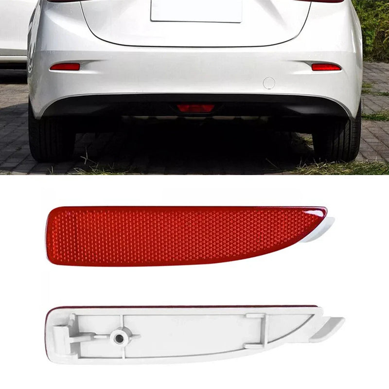 Mazda 3 Car Rear Bumper Reflectors (2014-2018)