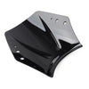 Universal Motorcycle - Black Plastic Windshield Deflector