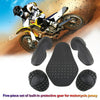 Motorcycle Protectors / 5Pcs / Black Elbow & Shoulder Protectors