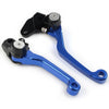 Suzuki RM125 RM250 RM85 Blue Pivot Brake Clutch Levers (2001-2008)