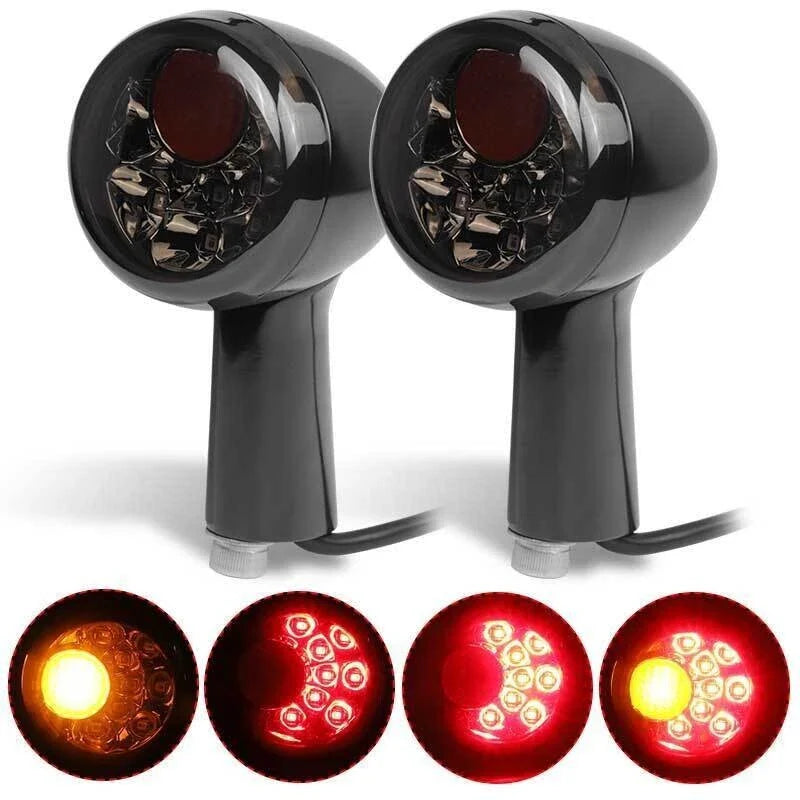 Harley Sportster XL883 XL1200 Metal LED Rear Turn Signal Light (2004-2023)