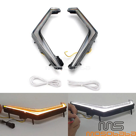 Polaris RZR XP1000, XP Turbo S LED Fang Running Turn Signal Lights (2018-2021)