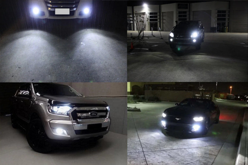 Toyota Fortuner Kluger 8000LM LED Fog Spot Light Globes (2015-2023)
