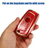 BMW 1 Series Red TPU 3-Button Keyless Entry Remote Cover