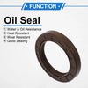 Make Model Oil Seal 50x72x10mm Brown 2 x Rotary Shaft Seal FKM Rubber