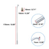 Make Model 4mm Thread 170mm Motorcycle Wheel Spokes w Nipples