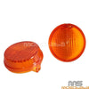 Honda VTX 1300 1800 Bullet Turn Signal Lenses Covers (2003-2008)