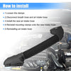 Mercedes-Benz SLK200 KOMPRESSOR 2004-2011 Black Air Intake Hose Tube