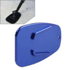 Aluminum Alloy Motorcycle Side Stand Kickstand Pad Plate - Blue