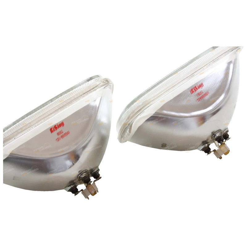 Nissan Navara / Nomad / Patrol / Sunny LH+RH Sealed Beam Headlights (1979 - 1997)