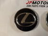 Lexus Wheel Center Caps Black/Silver 4pcs