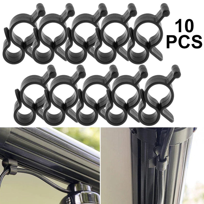 Caravan Camper 10 x Camping Awning Hooks Clips RV Tent Hangers Light Hanger