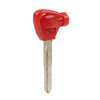 Yamaha Scooter Red Right Ignition Key Blank Shell Case Uncut Blade