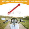 Motorcycle Handlebar Aluminum Alloy Red 1 Set Universal Balance Bar