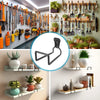 Water Hose Garage Metal Wall Mount Hose Holder Organizer Hook