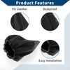 BMW E30 1 x Gear Shift Stick Gaiter Black Three-Color Lines Leather