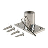 Boat Yachts Hand Rail Fitting 7/8" 90 Degree Rectangular Base