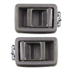 L+R Interior Grip Holder Inner Door Handle Gray Fits Nissan D21 Navara 1986-97
