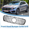 Mercedes-Benz GLA Class Chrome Silver Front Upper Bumper Grille (2015-2023)